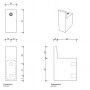 Decor Walther Brick Крючок, подвесной, цвет: хром