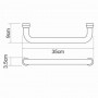 Поручень Wasserkraft Kammel K-1066WHITE белый