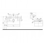 Тумба с умывальником подвесная Duravit Happy D.2 Plus HP4637O8080 черная