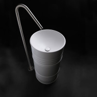 Раковина напольная Kerasan Artwork Barrel 4742K01 белая