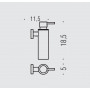 Дозатор для жидкого мыла подвесной Colombo Design PLUS W4981