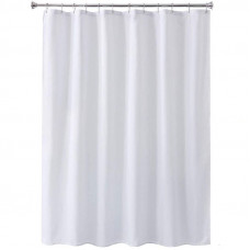 Шторка для ванной Carnation Home Fashions Shine White SHI2024W белая (200х240)