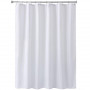 Шторка для ванной Carnation Home Fashions Shine White SHI2024W белая (200х240)