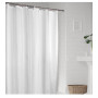 Шторка для ванной Carnation Home Fashions Shine White SHI2024W белая (200х240)
