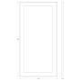 Зеркало с led подсветкой в раме EVOFORM Ledside BY 2216 (80х160)
