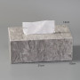 Бокс для салфеток прямоугольный Kassatex Lotus Beige LOS-THQ-BGE