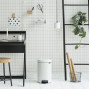 Мусорное ведро с педалью Brabantia NewIcon белое 113864 (12л)