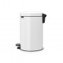 Мусорное ведро с педалью Brabantia NewIcon белое 113864 (12л)