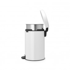 Мусорное ведро с педалью Brabantia NewIcon белое 113864 (12л)