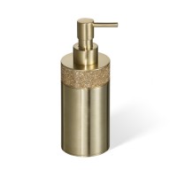 Дозатор для мыла, настольный, с кристаллами Swarovski, цвет: золото матовое Decor Walther Rocks SSP1 0933682