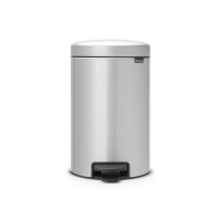 Мусорное ведро с педалью Brabantia NewIcon серый металлик 113680 (12л)