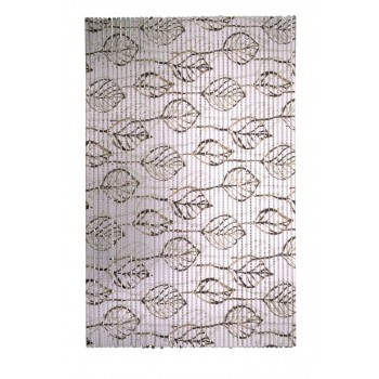 Коврик из вспененного ПВХ Leaves бежевый/коричневый  65*1500 1110008