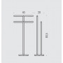 Стойка для полотенец Colombo Design PLUS W4938