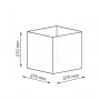 Корзина для хранения плетеная Wasserkraft Glan WB-661-L светло-коричневая