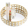 Подставка для предметов 25 см Kassatex Crystal Gold CRY-R2TR-GD
