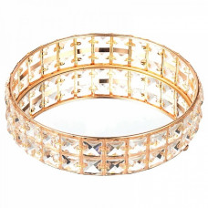 Подставка для предметов 25 см Kassatex Crystal Gold CRY-R2TR-GD