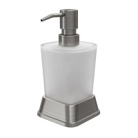 Дозатор для жидкого мыла настольный Wasserkraft Amper K-5499NICKEL