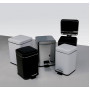 Мусорное ведро с педалью Colombo Design Black&White B9211.CR (5л)