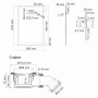 Душевой поддон прямоугольный Wasserkraft Main 41T07 (120х90)