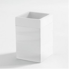 Стакан для зубной пасты настольный Kassatex Cabana White ACL-T-W