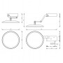 Зеркало косметическое с led-подсветкой (х5) Decor Walther 0123100
