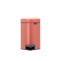 Мусорное ведро с педалью Brabantia NewIcon терракотовое 304286 (3л)