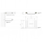Decor Walther Mikado WSS Мыльница подвесная, цвет: черный матовый
