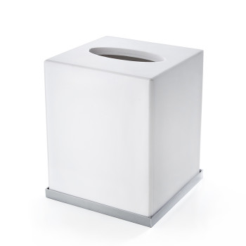Бокс для салфеток 3SC Mood Deluxe White MDW71ASL белый-хром