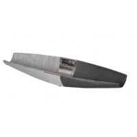 Блюдо керамическое черное с серебром Garda Decor 18H7001-2