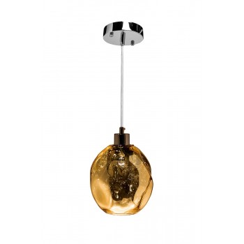 Светильник подвесной стеклянный (цвет шампань) Garda Decor K2KG913P-CM