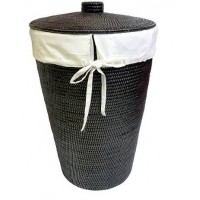 Корзина для белья из ротанга 2kkorzina LA-64Bl черная