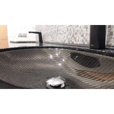 Мойка для раковины в ванну из карбона CRB20 круглая