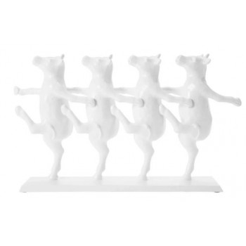 Элемент декора "Танцующие коровы" белые Kare 69748