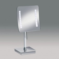 Зеркало настольное с LED (диодной) подсветкой (белый свет) 3-х кратное WINDISH 99627CR Chrome