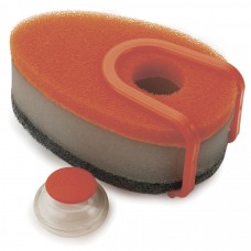 Набор губок с капсулой для моющего стредства Soapy Sponge из 3 штук оранжевый  Joseph Joseph 85073