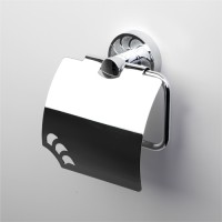 Держатель для туалетной бумаги с крышкой WasserKRAFT Isen К-4025