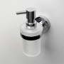 Дозатор для жидкого мыла стеклянный настенный WasserKRAFT Isen К-4099