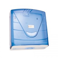 Диспенсер для бумажных полотенец D-SD31 (F088)-02-23 прозрачно-голубой 