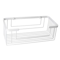 Полка металлическая белая прямая Wasserkraft K-711WHITE