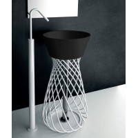 Раковина напольная черная со структурой Artceram WIRE WIL001 03 00nero*0 Раковина напольная черная со структурой Artceram WIRE WIL001 03 00nero*0