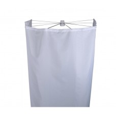 Шторка для душа с раскладной штангой Ridder Ombrella (100х70 см) белая 583010