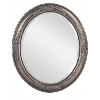 Зеркало овальное в серебряной раме LouvreHome Эвора LH0-011S