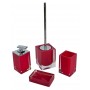 Набор аксессуаров для ванной Ridder Colours S22280506 красный